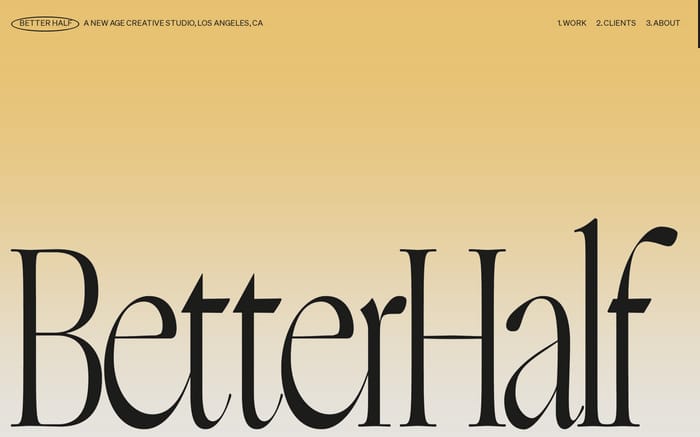 Better Half website preview