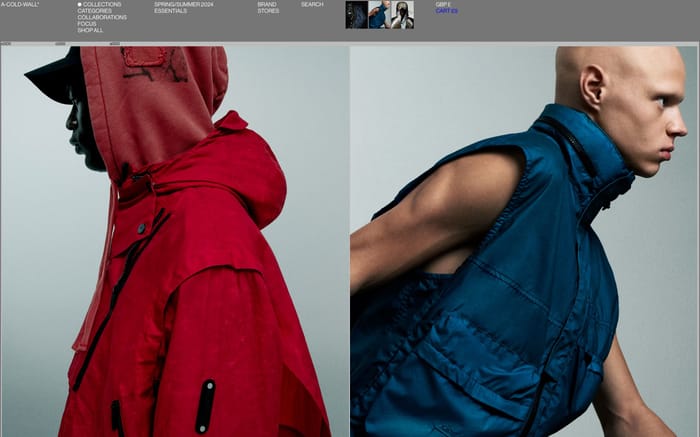 A-Cold-wall website preview