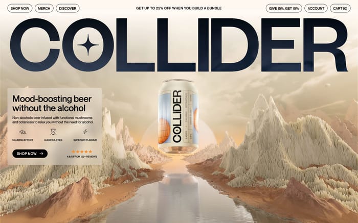 Collider website preview