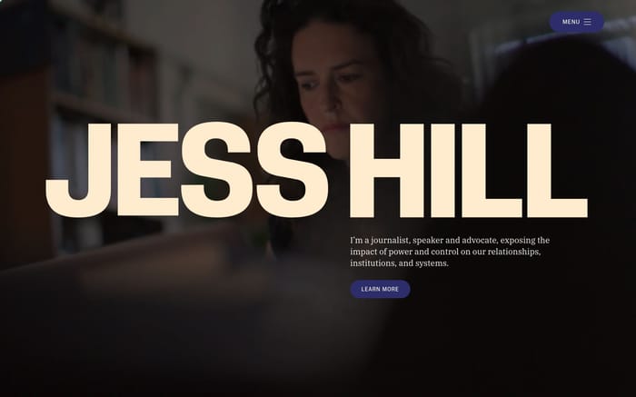 Jess Hill website preview