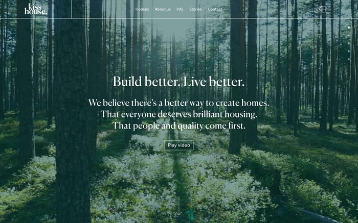 Kiss House website preview