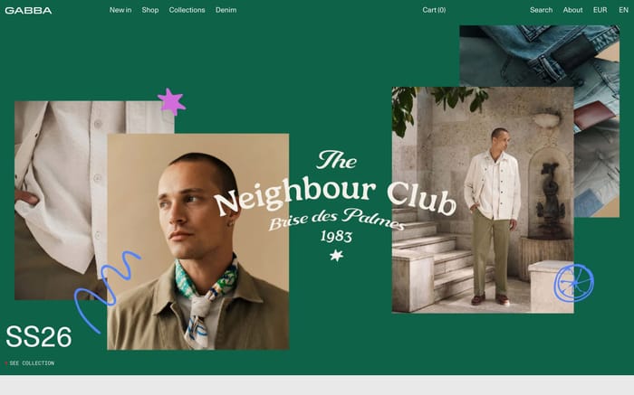 Gabba website preview