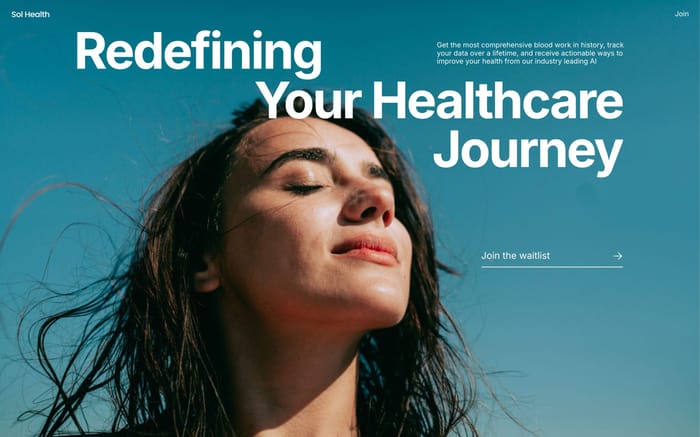 Sol Health website preview