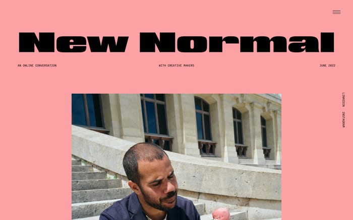 New Normal website preview