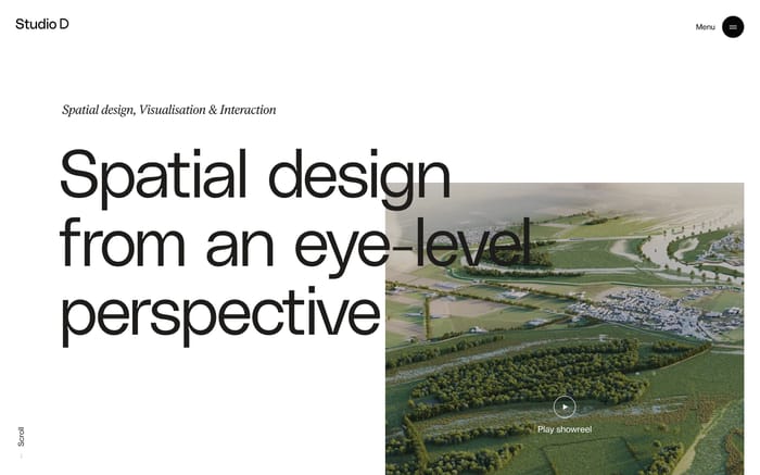 Studio D website preview