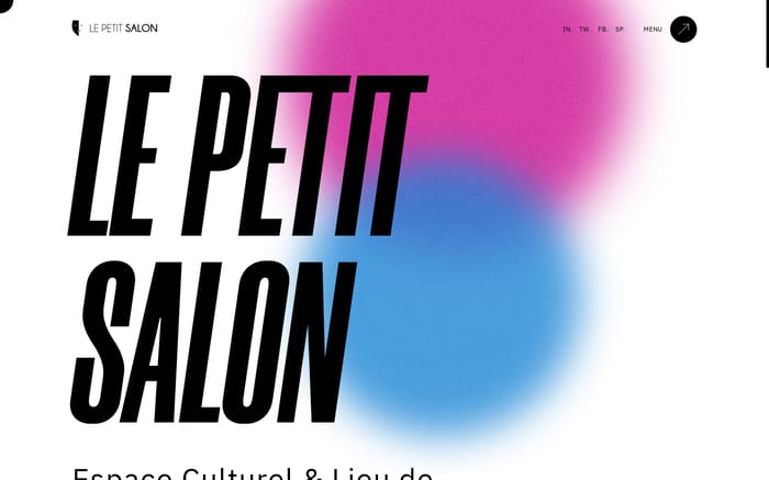 Le petit salon website preview