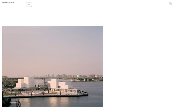 Serie Architects website preview