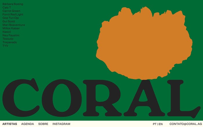 Coral Agency website preview