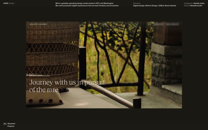 AАDK Studio website preview