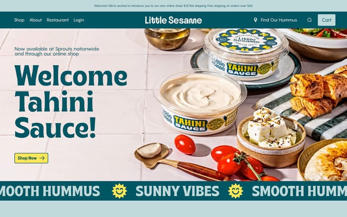 Little Sesame website preview