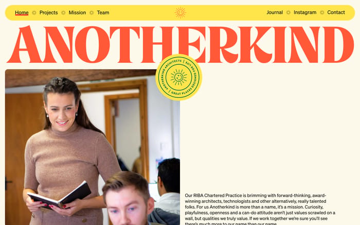 AnotherKind Architects website preview