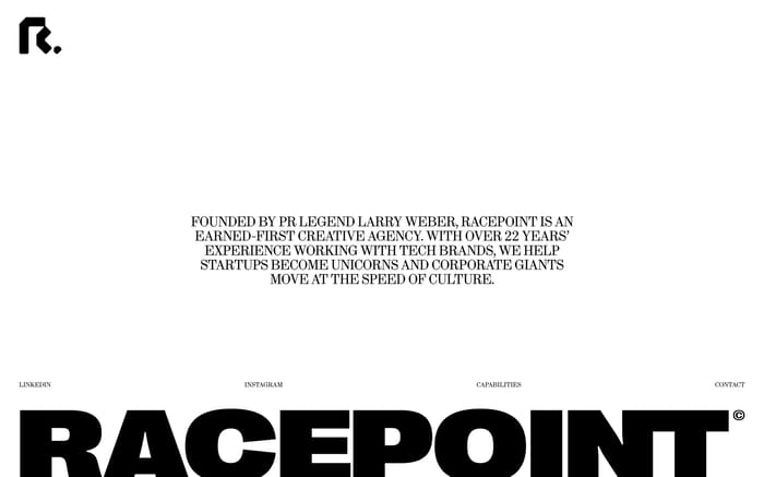Racepoint Global website preview