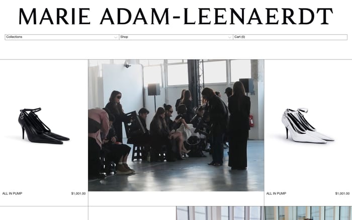 Marie Adam-Leenaerdt website preview