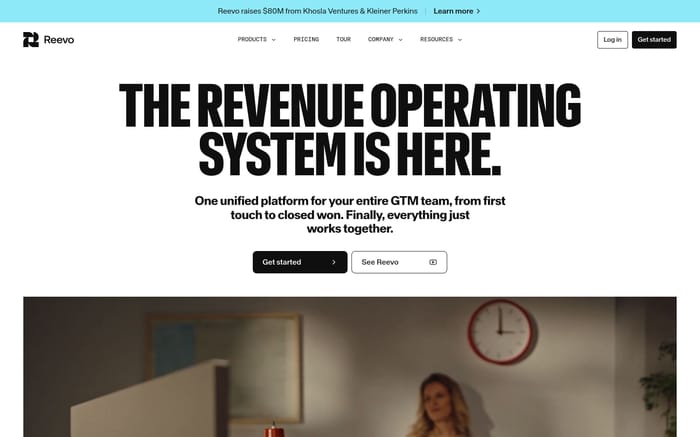 Reevo website preview