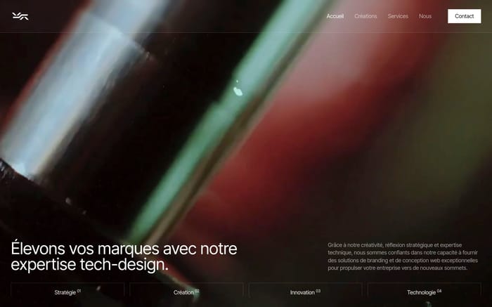 Nero Némésis website preview