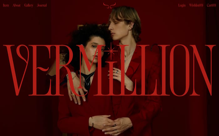 Vermillion website preview