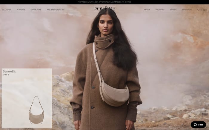 Polène website preview