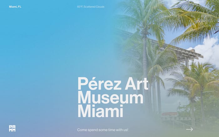 Pérez Art Museum Miami website preview