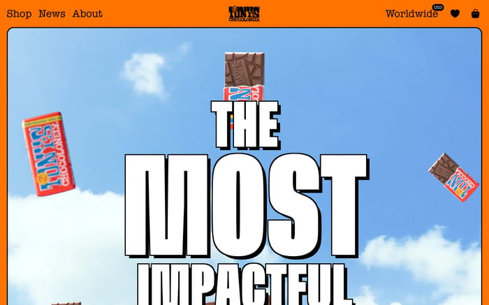  Tony's Chocolonely website preview