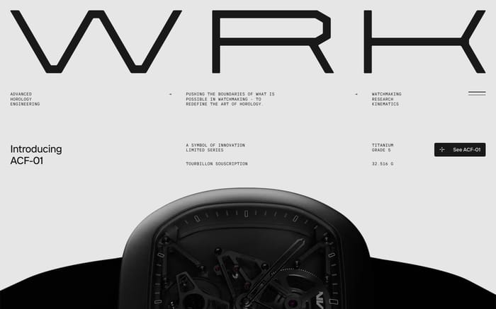 Wrk website preview