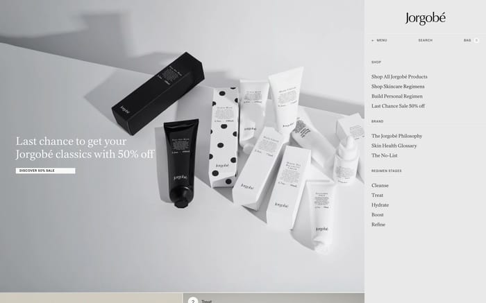Jorgobé website preview