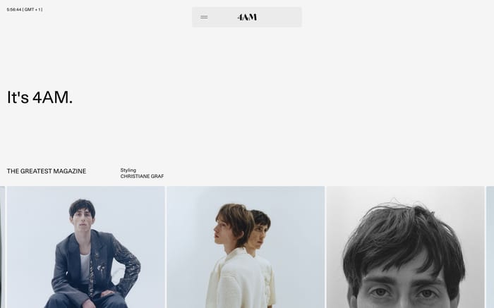 4Artists Management website preview