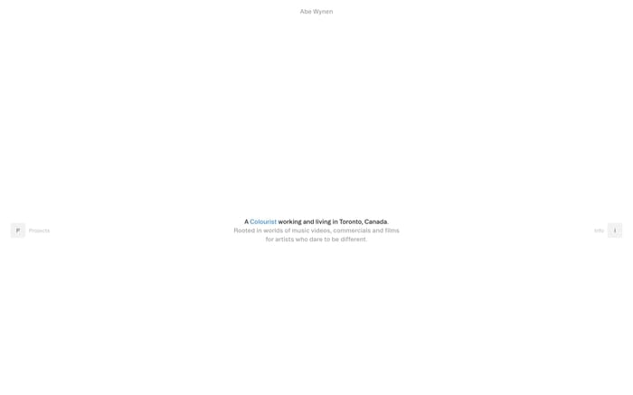 Abe Wynen website preview