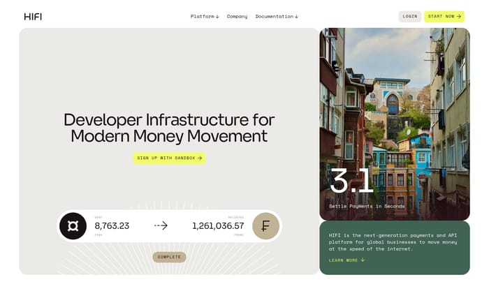 Hifi Bridge website preview
