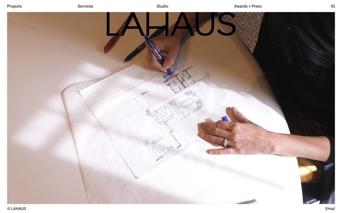 Lahaus website preview