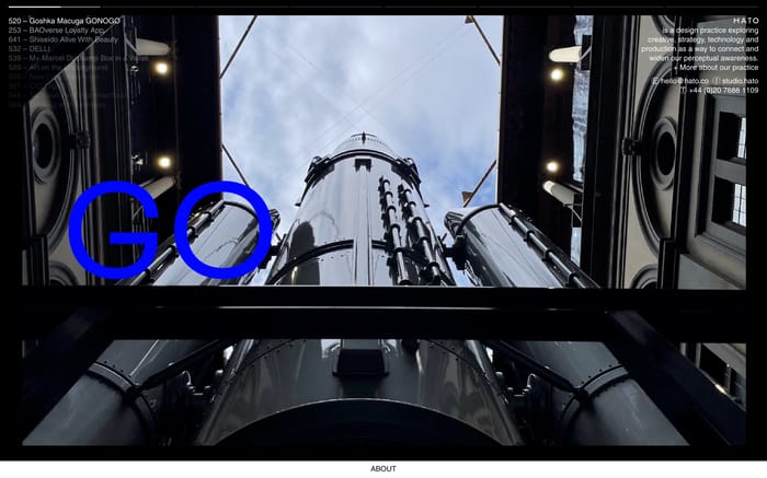 Hato website preview