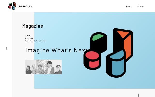 Sonicjam website preview