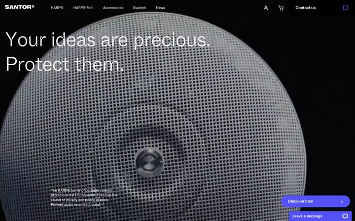 Santor website preview