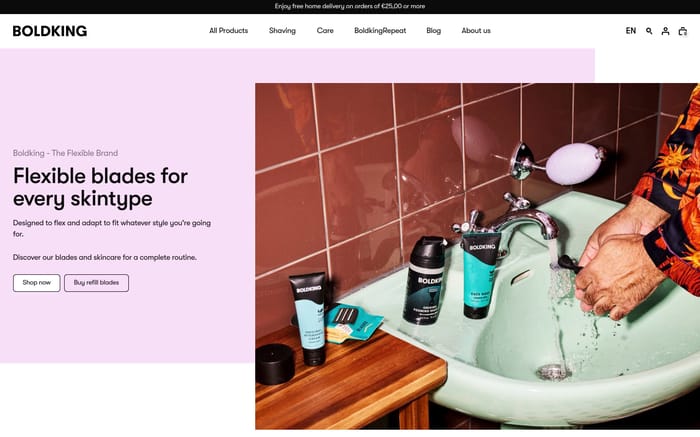 Boldking website preview