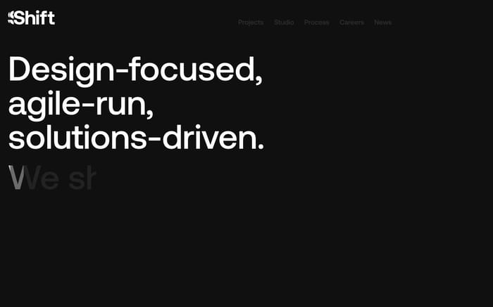 Shift Lab website preview