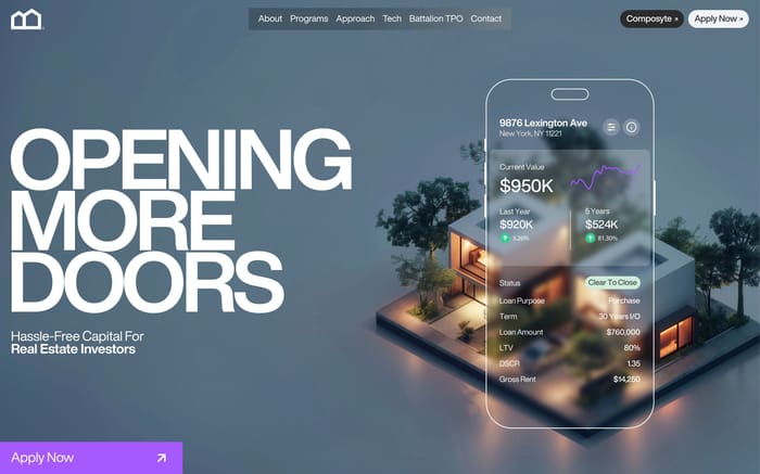 Battalion website preview