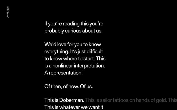 Doberman culture website preview