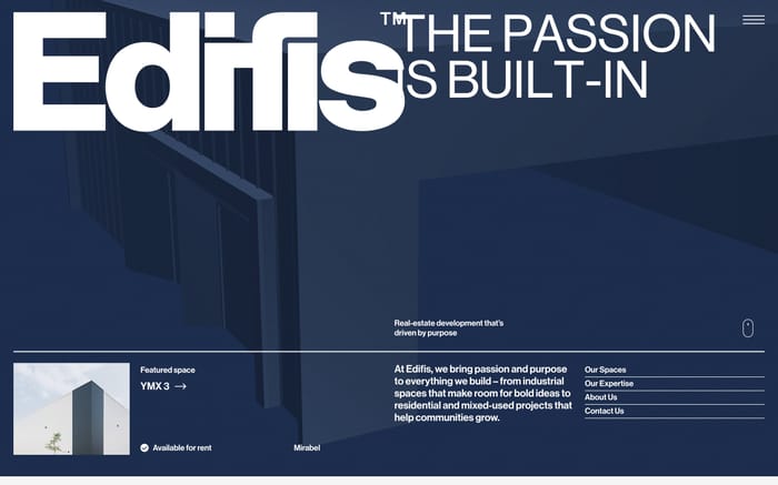 Edifis website preview