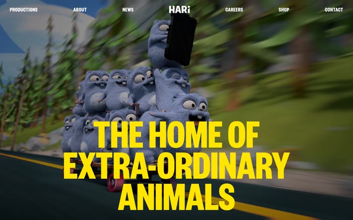 Studio Hari website preview