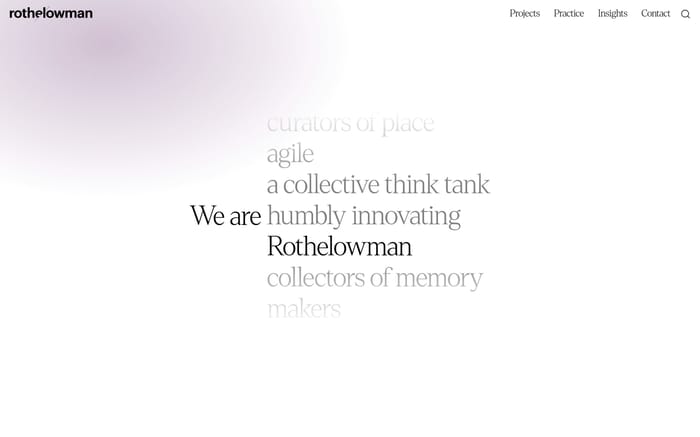 Rothelowman website preview
