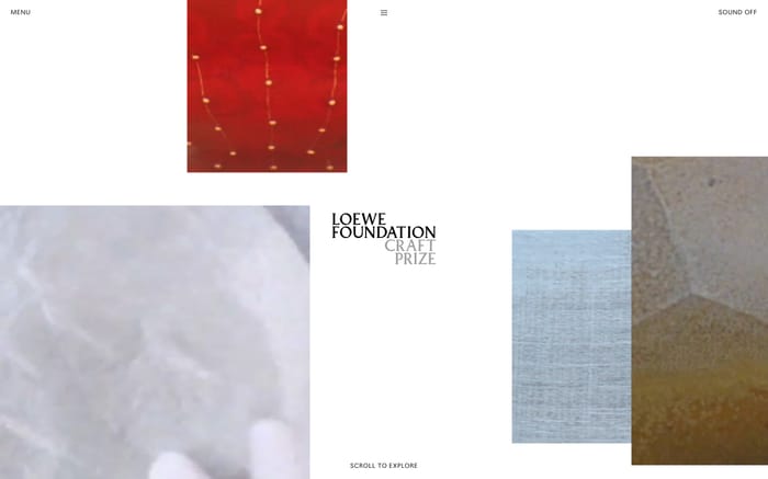 Loewe Foundation Craft Prize website preview