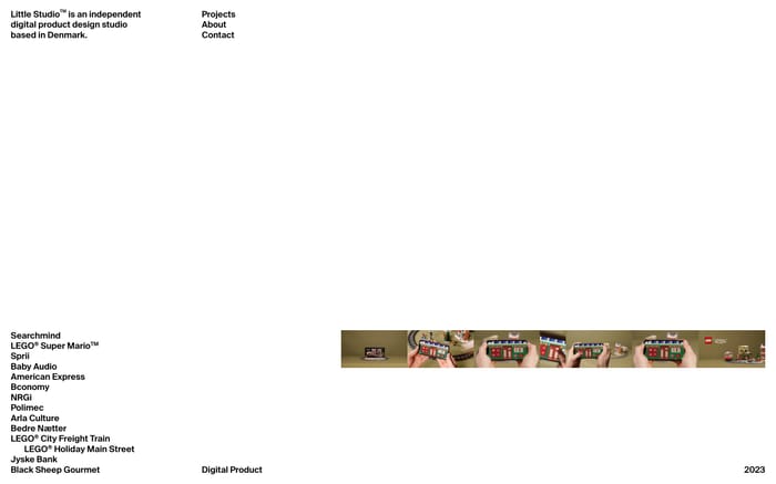 Little Studio website preview