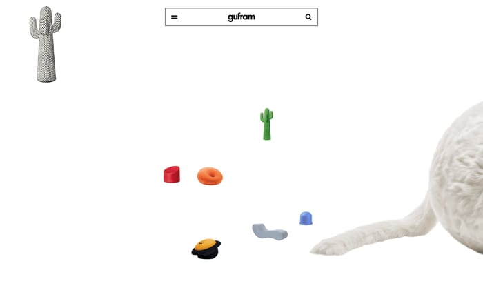 Gufram website preview