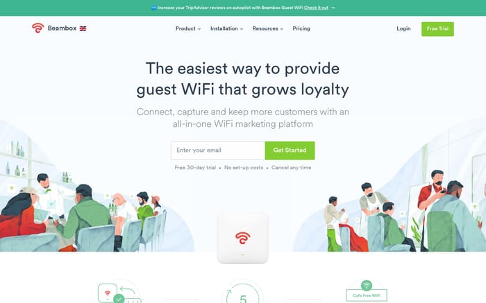 Beambox website preview