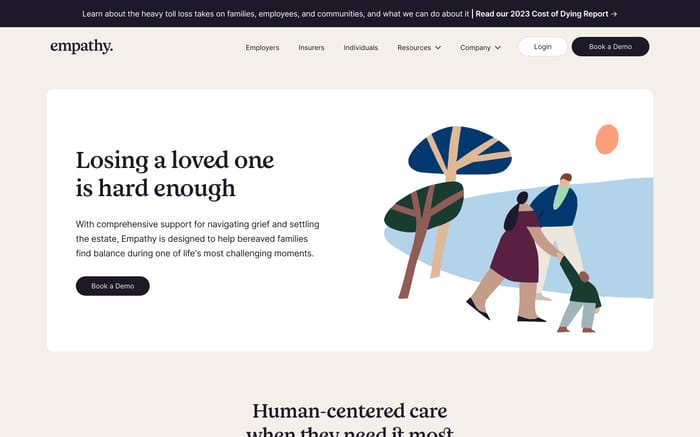 Empathy website preview