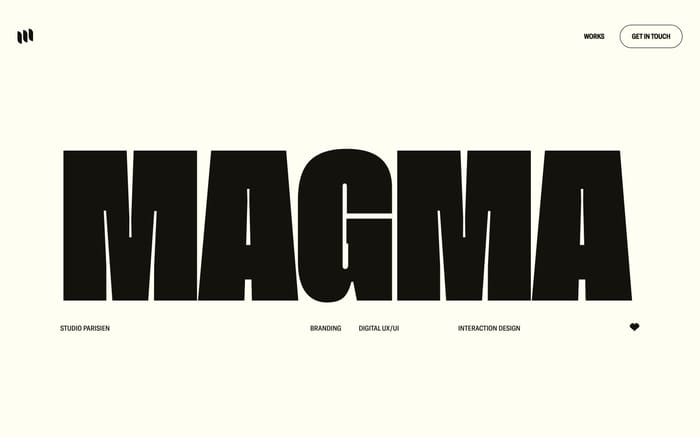 Magma website preview