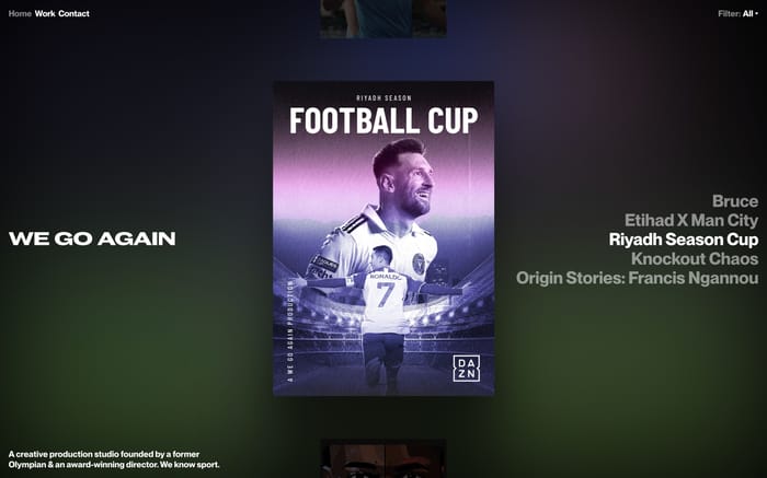 We Go Again website preview