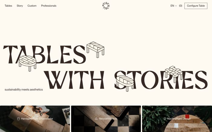 Fisch und Tisch website preview