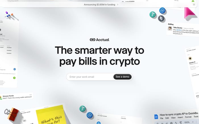 Acctual website preview