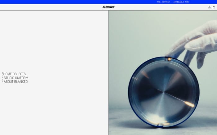Blanked website preview