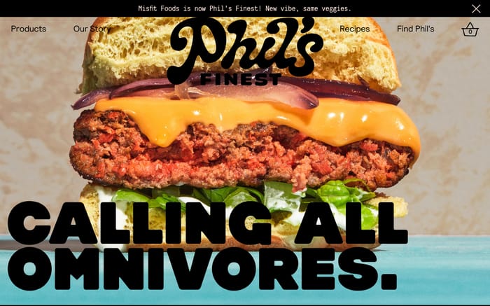 Phil's Finest website preview